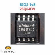 BIOS 1v8 8mb W25Q64FWSIG 25Q64FW 25Q64F tested (use RT809F, do like video) - TIEN IC