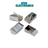 RJ45 CAT 6 IRON CONNECTOR RJ 45 CAT6 METAL IRON LAN CONNECTOR