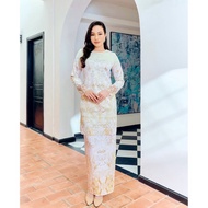 Della Kurung Jemels Atelier in Soft Yellow (XS)