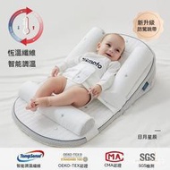 imomoto防吐奶斜坡墊嬰兒餵奶神器新生安撫枕防吐奶枕寶寶床中床