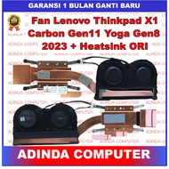 Fan Lenovo ThinkPad X1 Carbon Gen11 Yoga Gen8 2023 With Heatsink 5H40W36682 5H40W36681 5H40W36680 5H
