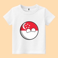 Country balls Singapore ball children's t-shirt