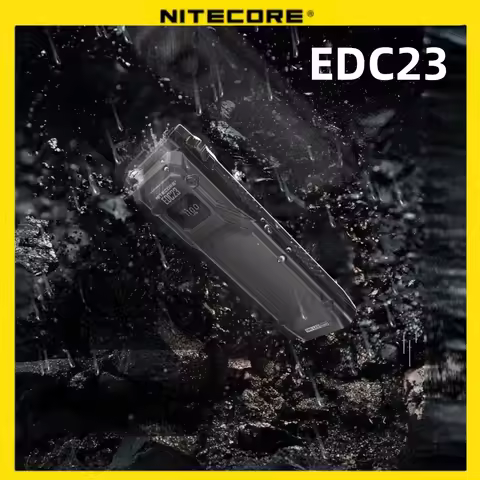 NITECORE EDC23 Tactical Flashight 2500LM Repair Workinglight Pocket Light Emergency Flashlight Porta