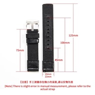 High quality adaptation 20mm 22mm Watch Strap for Jeep JP152 JPW646 Nylon Genuine Leather Woven Watch Band for SEIKO Quick Realease Wrist Bracelet