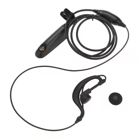 PTT Mic Earpiece VOX Walkie Talkie Headset for Motorola HT750 HT1250 HT1250LS HT1550XLS GP328 GP329 
