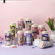 Southeast Asia Labubu Cartoon Stainless Steel Thermos Cup Portable Lily of the Valley High-value Wat