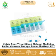 7-Day Day and Night Medicine Box / Medicine Large Capsule Storagetablet FirstDay FD7