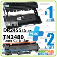 2x Compatible to Brother TN2480 2480 TN2460 2460 HLL2370DN HLL2385DW DCPL2535DW DCPL2550DW MFCL2715D