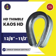 HD T-SHIRT G414 1 3/ 8 inch - 1 1/ 2 inch CAUSAN THIMBLE ELECTRO GALVANIZED/