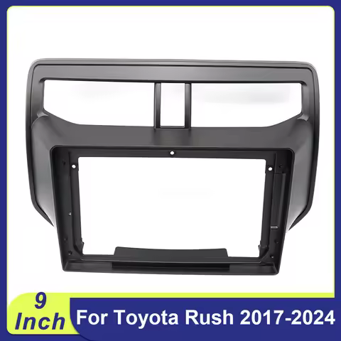 9 Inch For Toyota Rush 2017-2024 2DIN Car Radio Fascia Frame Adapter Stereo Android Dashboard Kit Fa