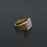 Mens Retro Ring Hip-hop Color Protection Niche Design Sense Stainless Steel Accessories Ring by