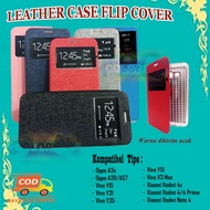 LEATHERCASE FLIPCASE OPPO A3S OPPO A39 OPPO A57 VIVO Y15 VIVO Y31 VIVO Y35 VIVO Y51 VIVO V3 MAX XIAO