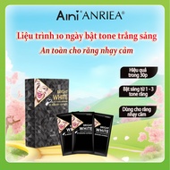 10-day treatment to tone bright white teeth, safe for sensitive teeth ANRIEA