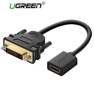 Ugreen 1080P HDMI Female to DVI-D 24+1 Male HDMI DVI Adapter Cable Bi-Directional DVI to HDMI Conver