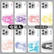 Chainsaw Man Apple 17 Phone Case iphone16promax Suitable for 15 Lines 14xsmax Line Draft 13 Reese xr