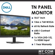 Dell D1918H 18.5" WXGA TN 60Hz Monitor With HDMI, VGA Input
