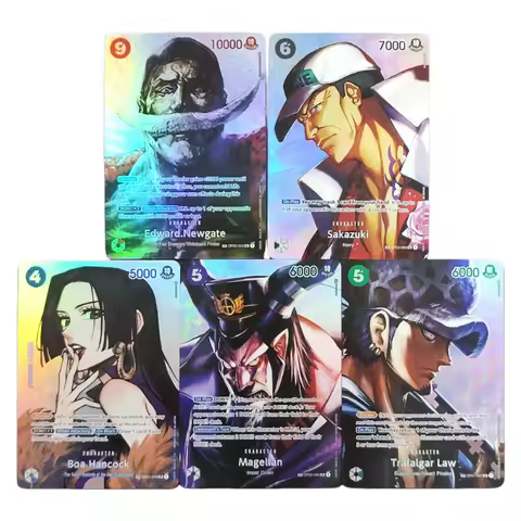 DIY OPCG ONE PIECE CARD Edward Newgate Sakazuki Magellan Law Op02-004 Op02-099 Op01-078 Op02-085 Eng