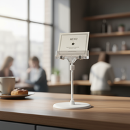 Rotatable Plastic Shelf - Price Tag Promotion Clamp - Office Supplies - Pop-Up Advertising Holder wi