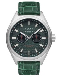 勁罕有! 具收藏! 全新蘇聯軍錶CCCP DRUZHNYY Date Day 瑞士石英機芯!