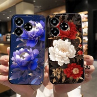 Luxury Flowers Marble Casing For ZTE Blade V60 / V60 Design / V60 Vita / nubia V60 Design Case Soft 