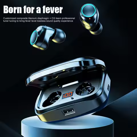 TWS X10 Wireless Bluetooth Headset HIFI Stereo Sports Waterproof Noise Reduction Binaural Fingerprin