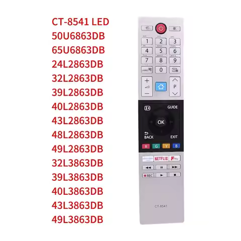 For Toshiba LED Smart TV 50U6863DB 65U6863DB 24/32/39/40/43/49L2863DB 32/39/40/43/49L3863DB Remote C