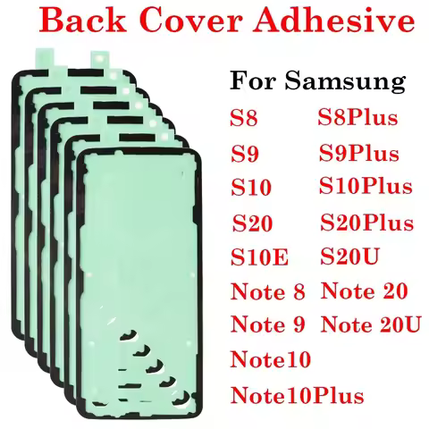 Ori-Waterproof Back Battery Cover Glue Adhesive Sticker For Samsung Galaxy S8 S9 S10 S20 Plus Note 8