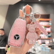 Trend Mall  For Mercedes-Benz 3 Buttons Car Remote Key Case For Mercedes-Benz A C E S GLA GLB GLC GL