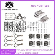 306DT Engine Con Rod Bearing Piston Gasket Set For Jaguar XF Land Rover 3.0 Discovery Range Rover Sp