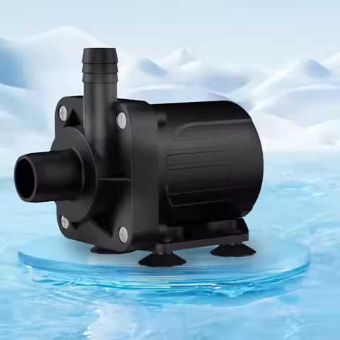 12V Micro Brushless Water Pump 8W 15W, Waterproof Circulating Filter Pump for Fountain Aquarium, Max
