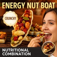 🔥Fat-reducing snacks✨【Healthy Fat Loss】Dampness-Removing and Spleen-Invigorating Nut Boat Tower Cris