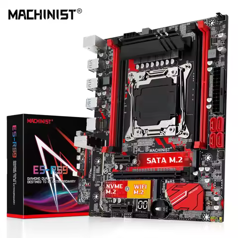 MACHINIST RS9 X99 Motherboard Support Xeon E5 V3 V4 LGA 2011-3 CPU Processor DDR4 RAM Four channel a