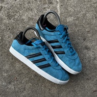 Adidas gazelle blue white second original 