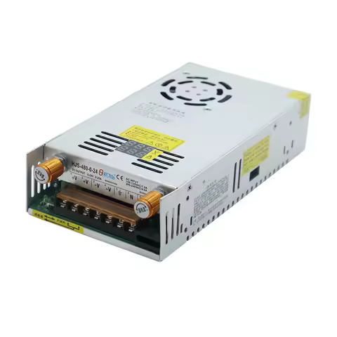 HJS-480 AC 110V 220V Adjustable AC DC Digital display switching power supply 0-48V 10A 480W voltage