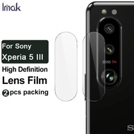 索尼 Sony Xperia 5 III --- IMAK (2片裝) 高清 鏡頭貼 硬度玻璃纖維材質 保護膜 Lens Protective Film (2x Pcs)