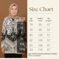 Baju PGRI Kusuma Bangsa Terbaru Seragam Batik Wanita Hydra Saputra FULL Furing S M L XL XXL XXXL Hal