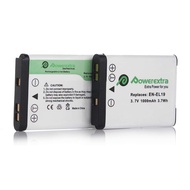 2 x EN-EL19 batteries Compatible with Nikon Coolpix W150 S32 S100 S2800 S3200 S3300 S3500 S3600 S410