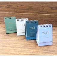2024 Mini Tiny Table Calendar Desk calendar desk minimalist calendar