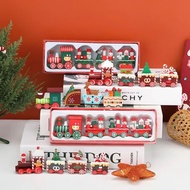 Christmas Train Ornaments Christmas Ornaments Wooden Train Children's Toys Holiday Creative Gifts Ca