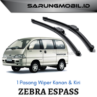 Wiper Zebra Espass Frameless Wiper Mobil Espass Pisang