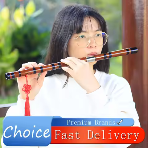 IRIN Bamboo Piccolo Kits Harp Flute C D E F G Flute Key Woodwind Musical Instruments Recommended for