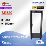 sr520 audio rack 20u indorack depth 550mm audio sound system rak mixer