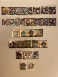 Bandai 食玩貼紙 餅貼 貼紙 第五彈 鬼滅之刃 Demon Slayer Kimetsuno yaiba無限列車篇 威化餅 戀柱 霞柱 焱柱 水柱 音柱 蛇柱 岩柱 風柱 甘露寺蜜璃富崗義勇 時