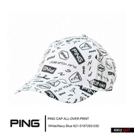 PING CAP ALL-OVER PRINT CAP  PING CAP MEN หมวกกอล์ฟ หมวกกีฬาผู้ชาย 621-5187283