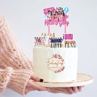 Kpop G Idle Music Group - Birthday Cake Topper Birthday Cake Decoration/