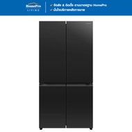 HITACHI ตู้เย็น MULTI DOOR RWB640PTH1 GCK 19.8 คิว กระจกดำ อินเวอร์เตอร์ จัดส่งโดย HomePro
