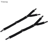[Yiiweng] Shirt Stays Garter Belt Suspenders Elastic Shirt HolderAdjustable So Suspender [my]