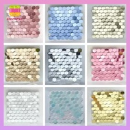 DIACHAVN Sequin Panel Wall Decor, Silver Gold Glitter Sequin Backdrop,  Hexagon PET Photo Backdrop B