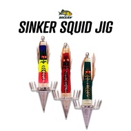 BOCEAN LASER BOTTOM SINKER SQUID JIG MATA CANDAT TWIST SOTONG FISHING