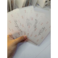 Matte Cash Envelope / Coquette Category Envelope A7 / A6 / budgeting Envelope